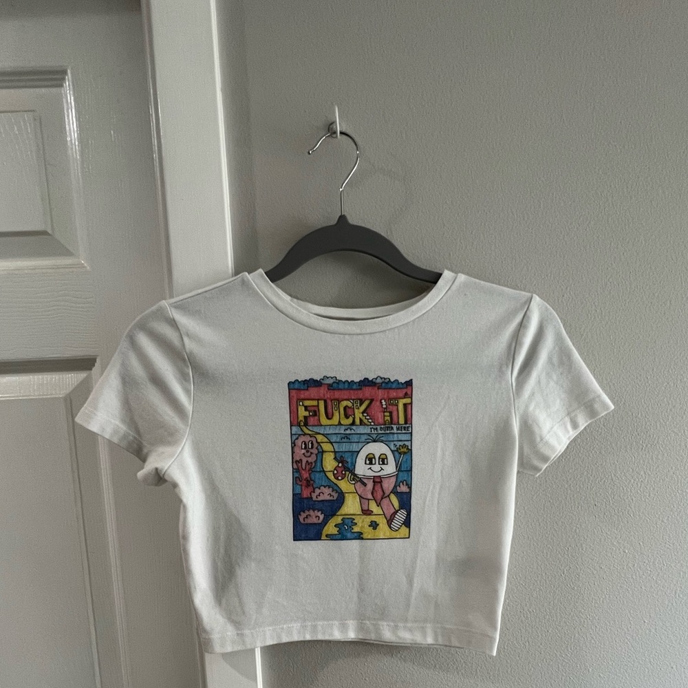 Wild Fable “Fuck It I’m Outta Here” Crop Top